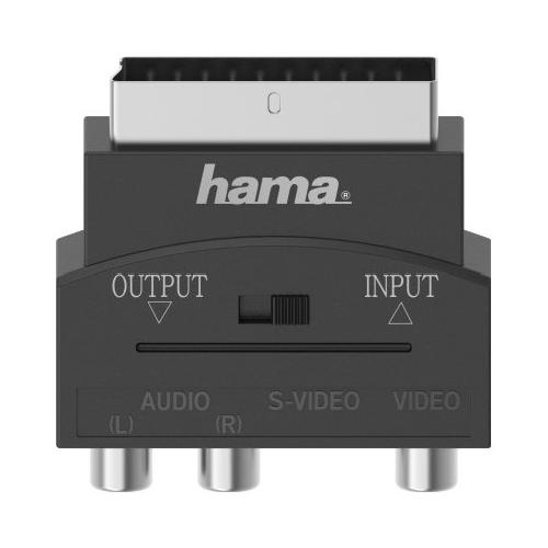 Hama Adattatore video Scart a RCA Black 00205268