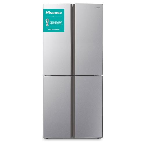 Hisense Frigorifero (278L+149L) SERIE RQ RQ515N4AC2 Cross Door No Frost Argento classe E (79,4x70,6x181,7cm)