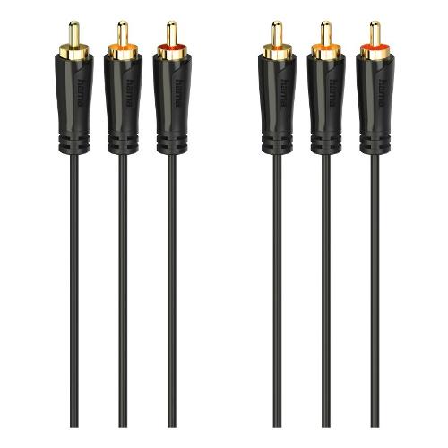 Hama Cavo adattatore Audio Rca Rca Black 1,5m 00205150
