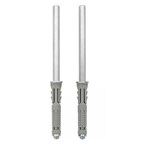 Fischer Set reggimensole a scomparsa Cpf 10x100K Max 20 Kg 2 pz (1,2cm) 501634