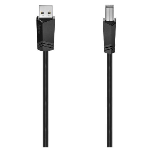 Hama Cavo USB 2.0 Black 1,5m 00200602