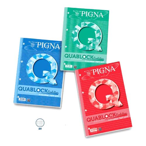 Pigna Quaderno notes A4 quadretti 4 mm QUABLOCK EVOLUTION 02112154M