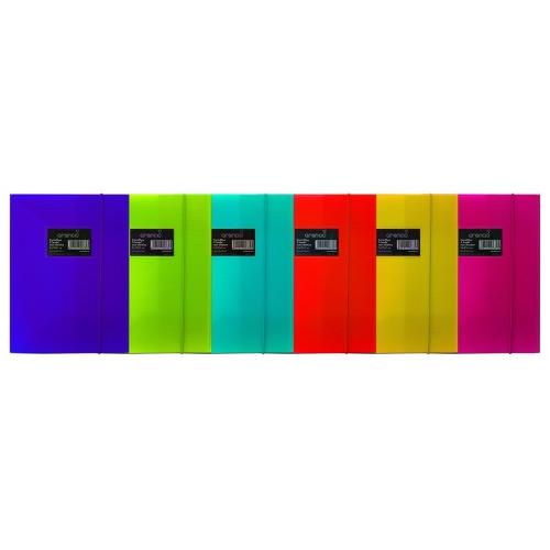 Scatto Cartellina 3 lembi con elastico Fluo A4 (23x2x33cm) Assortito 330 Ass