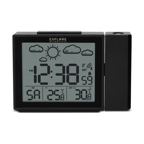 Sveglia Multifunzione Meteo Radiocontrollata Nero RPW3009BLK