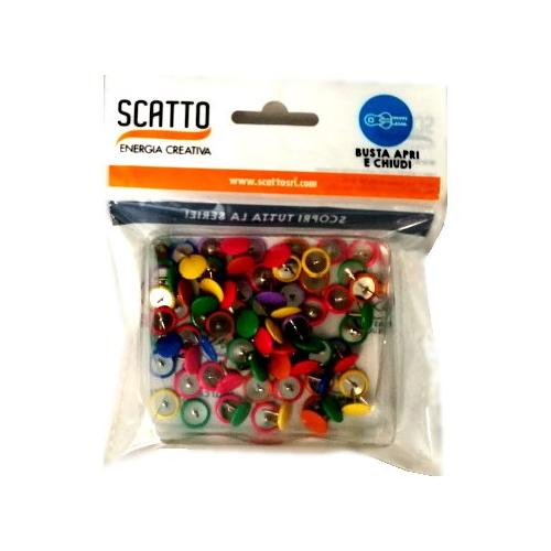 Scatto Set puntine disegno Fluo multicolor 80 pz 155