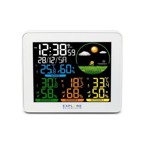 Orologio digitale elettronico Previsioni Meteo Orologio LCD