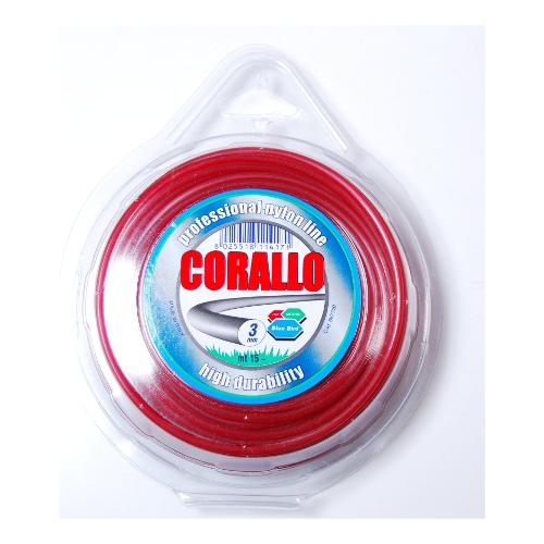 Blue Bird Filo decespugliatore CORALLO Rosso d. 3mm 15m 543300