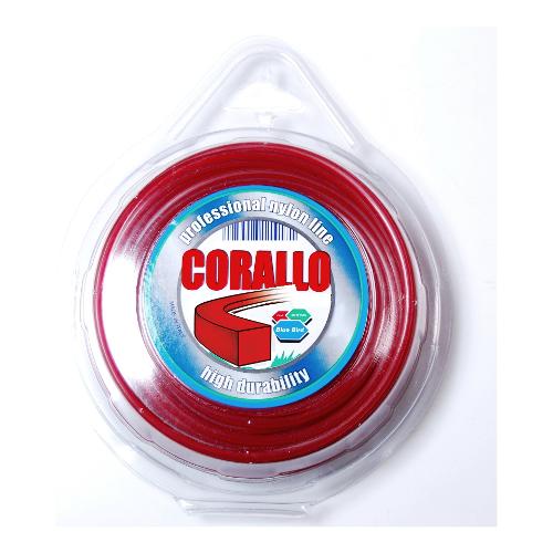 Blue Bird Filo decespugliatore CORALLO Rosso d. 2,4mm 15m 542300
