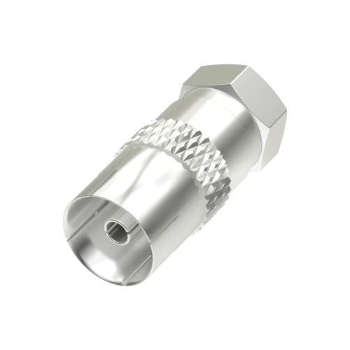 Hama Connettore antenna Satellite Receiver Adapter Metal 00205222
