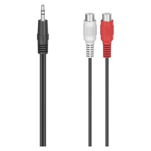 Hama Cavo adattatore Audio Mini Jack Rca Black 0,1m 00205185