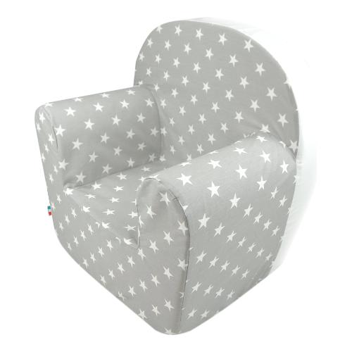 Baby Idea Poltroncina bimbo sfoderabile Stelle grigio 56855GR
