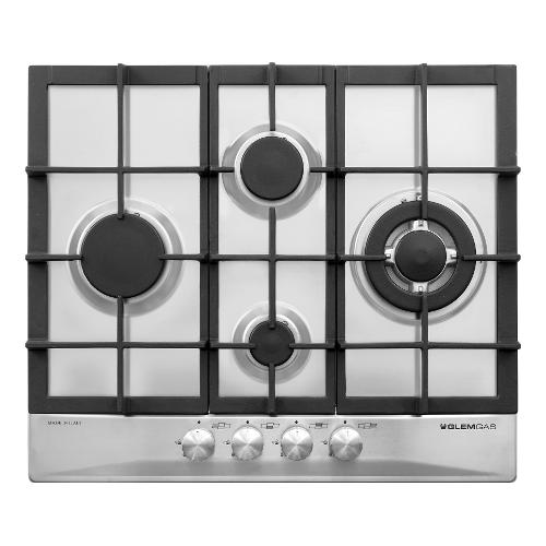 Glem Gas Piano cottura gas 4 zone GT645HIX Inox (60cm)