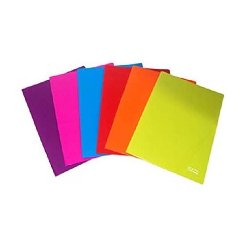 Cartella a busta con clip A5 Fluo 24 x 17 cm 387 Ass