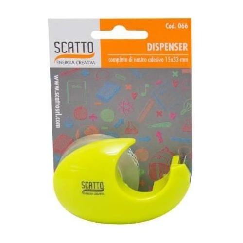 Scatto Nastro adesivo Con Dispenser 1,9cm x 33m Assortito 066
