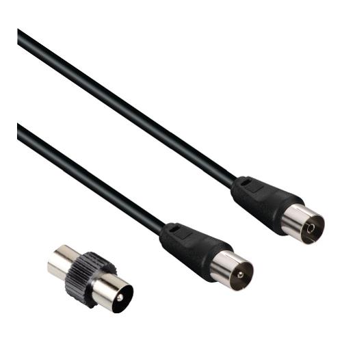 Hama Cavo antenna With Adapter 75 Db Black 3m 00205308