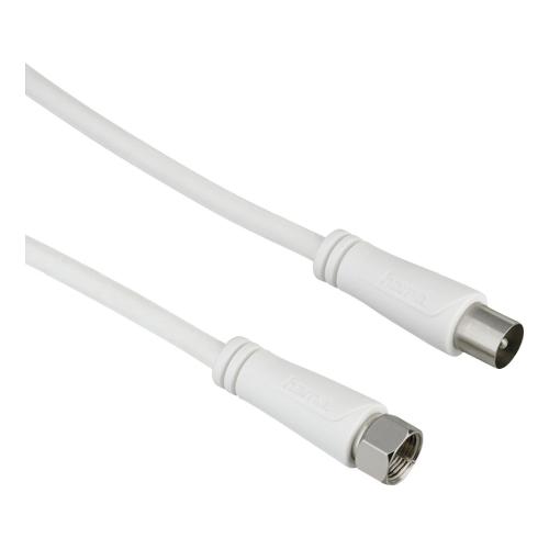 Hama Cavo SAT 90 Db Bianco 1,5m 00205294