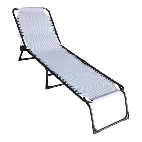 Amicasa Brandina prendisole Grigio Gambe pieghevoli