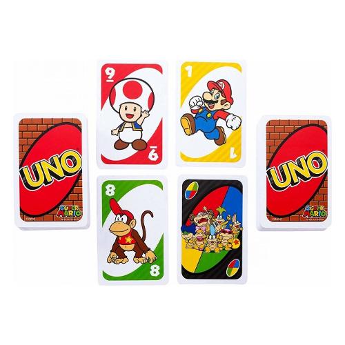 Mattel Carte gioco Super Mario UNO DRD00
