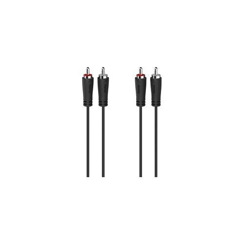 Hama Cavo RCA Plugs Black 00205093 5m