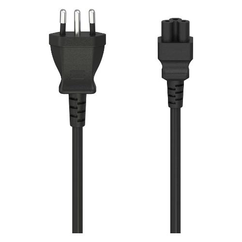 Hama Cavo alimentazione Power Cable C5 Black 1,5m 00200745