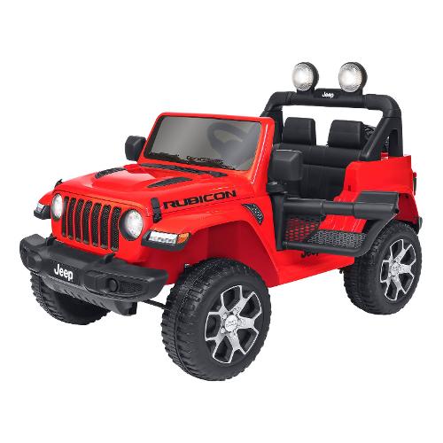 Globo Auto elettrica Jeep Wrangler Rubicon 12V RC (126x80cm) ESPIDKO Rosso 39776