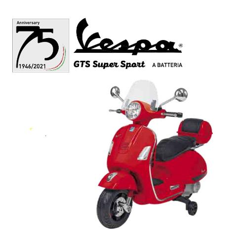 Globo Scooter Vespa Gts Super Sport 12V (102cm) ESPIDKO Rosso 39984