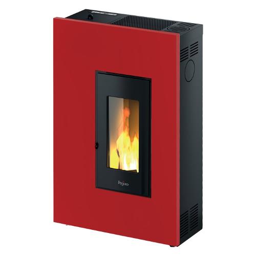Pegaso Stufa pellet 5,2kW MADISON 5 Slim Rosso 4 stelle 7020034