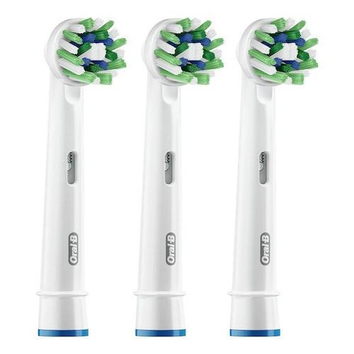 Oral B Spazzolino ricambio CROSS ACTION Bianco 3pz 80338444