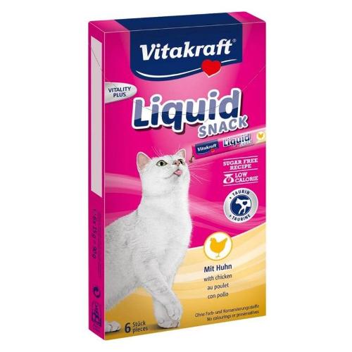 Vitakraft Alimento Liquid Snack pollo 6 stick da 15 gr 16424