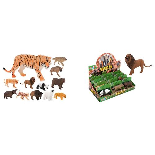 Globo Animale Zoo (8,5cm) W’TOY Assortito 39608