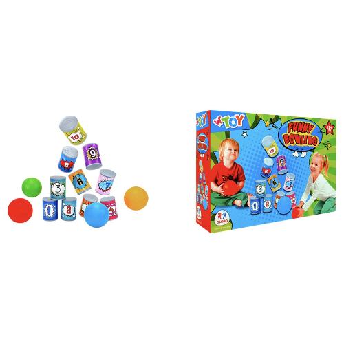 Globo Set birilli Bowling 14 pz W’TOY 40377