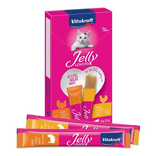 Vitakraft Alimento Jelly pollo e tacchino 6 stick da 15 gr 59470