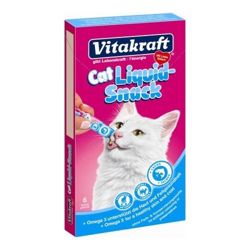 Vitakraft Alimento Liquid Snack salmone 6 stick da 15 gr 16423