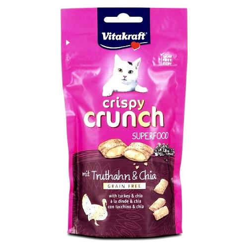 Vitakraft Alimento Crispy Crunch Superfood tacchino Busta 60 gr 39316