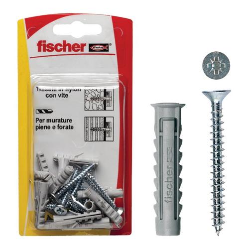 Fischer Set tasselli plastica con vite (4 mm) Sx 4 S K 14916