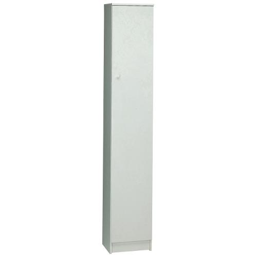 Sarmog MULTIUSO 313 Armadio 1 Anta battente Bianco liscio (30cm)