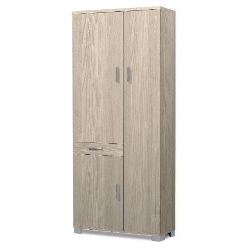 Sarmog QUADRANTE 773 Armadio 3 Ante battenti, 1 Cassetto Olmo chiaro (75cm)