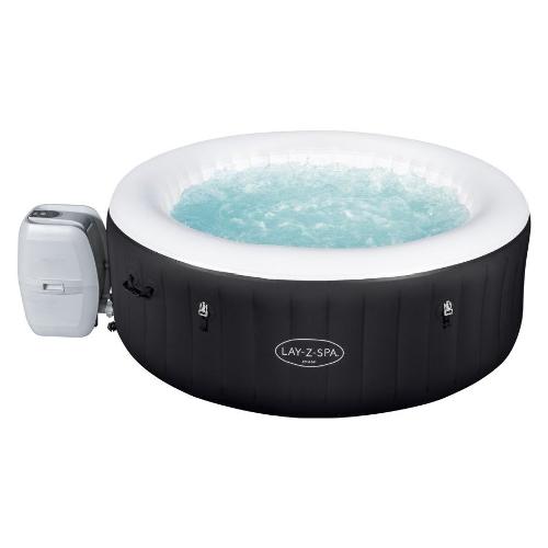 Bestway Spa idromassaggio Miami Gonfiabile (180x66cm) 2 - 4 persone LAY Z SPA Nero e Bianco 60001