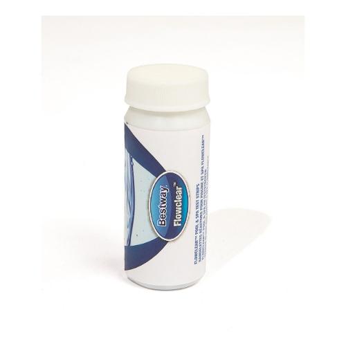 Bestway Test pH cloro e alcalinità piscine 50 strisce FLOWCLEAR 58142