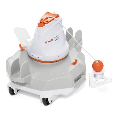 Bestway Robot piscina a batteria Aquaglide Atomatico 8,4V per piscine 20mq FLOWCLEAR Grigio e Bianco 58620