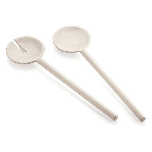 Guzzini Set posate insalata 2 pz Plastica (28cm) TIFFANY Bianco 095801156