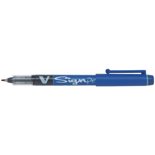 Pilot Pennarello marcatore tratto Medio V SIGN PEN Blu 3800438