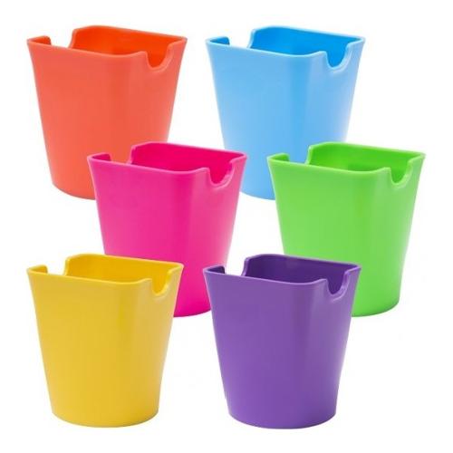 Scatto Porta penne Fluo (8x10x8cm) assortito 329