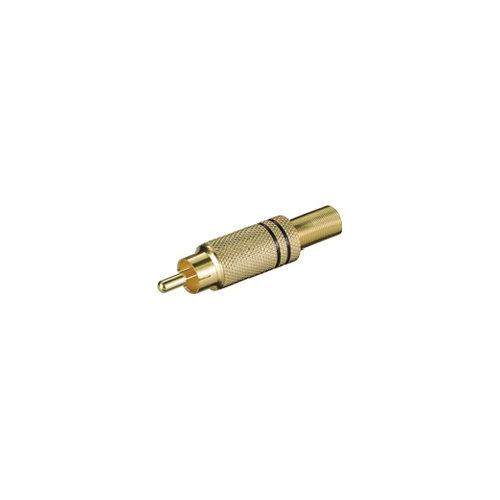 Goobay Connettore audio Iadap Rca Mb Gold e Black 11281