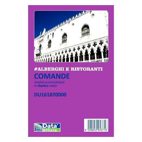 Data Ufficio Blocco comande triplice copia (10x16,8cm) DU161870000