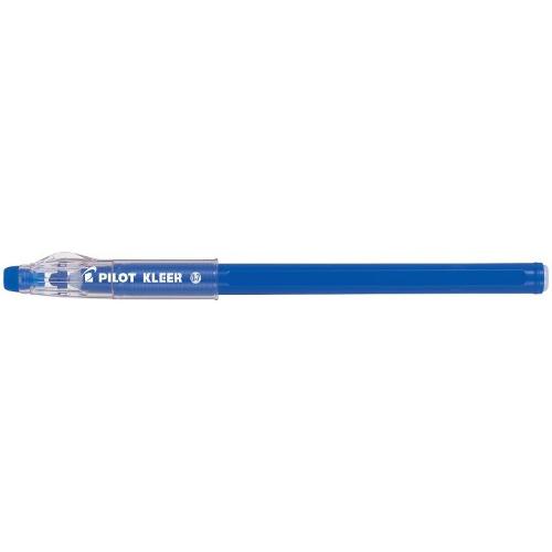 Pilot Penna cancellabile sfera cappuccio tratto Fine - 0,7 mm KLEER Blu ad olio 3802715