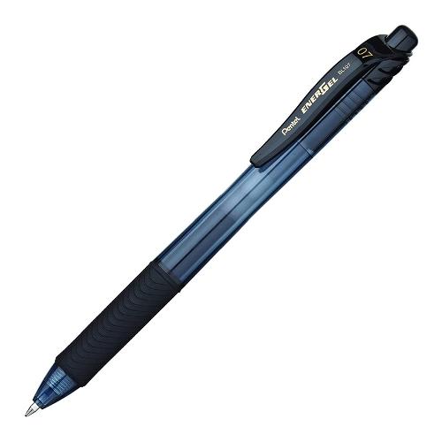 Pentel Penna sfera roller scatto ENERGELX tratto Medio - 0,7 mm Nero gel 0X10023