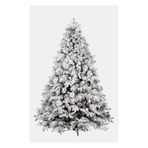 Amicasa Albero Natale NEVES Verde innevato (142x210cm)