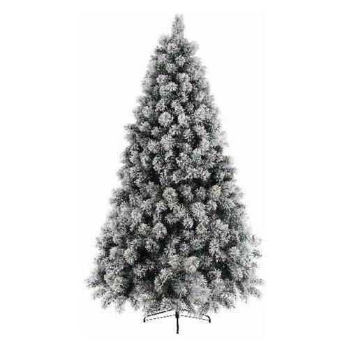 Amicasa Albero di natale VANCOUVER Verde e Bianco 9689131 (102x180cm)