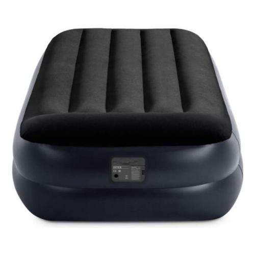 Intex Materasso gonfiabile Una piazza Con pompa integrata DURA BEAM 64122